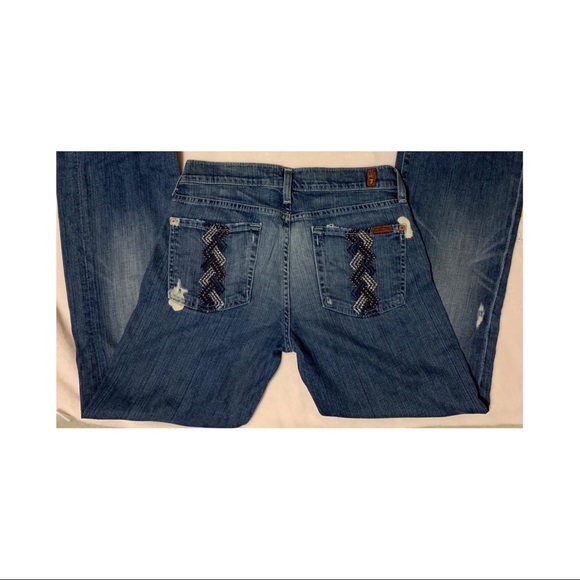 7 For All Mankind Boot Cut Jeans - Picture 1 of 8